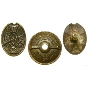 Polska, 2. Pułku Piechoty Legionów w Sandomierzu - odznaka pamiątkowa (miniatura), po 1920, Warszawa