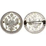 Austria, patriotic brooch, after 1885