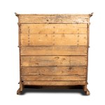Two-section sideboard in solid walnut - Tuscany, 17th century