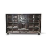 Ebonized Wood Coin Holder - Italy, 17th century