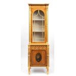 A pair of Adam-style painted display cabinets - Ireland, 18th century