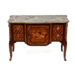 JEAN HOLTHAUSEN French inlaid dresser, Louis XVI - Paris, 18th century