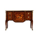 JEAN HOLTHAUSEN French inlaid dresser, Louis XVI - Paris, 18th century