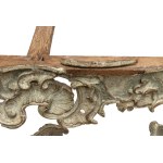 Lacquered wall console - Venice, first half of the 18th century.