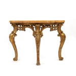 Italian console table with marble top, Louis XVI - Rome, 18th century