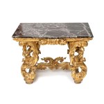 Louis XV console table in carved and gilded wood - Rome, 18th century