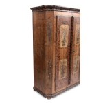 Tyrolean-Style Painted Wardrobe - Late 18th century-early 19th century