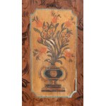 Tyrolean-Style Painted Wardrobe - Late 18th century-early 19th century