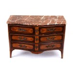 France Louis XV inlaid chest of drawers - 18th century