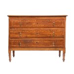 Italian inlaid chest of drawers - 18th century