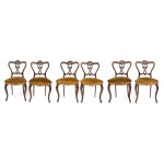 Set of six Victorian chairs - England, 19th century