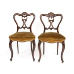 Set of six Victorian chairs - England, 19th century