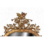 French mirror in carved and gilded wood - 19th century