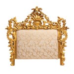 Louis XV-style headboard and footboard - Italy, 19th century