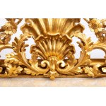 Louis XV-style headboard and footboard - Italy, 19th century