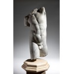 Male Torso in Marble - Late 19th century-early 20th century