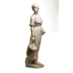 French alabaster sculpture - 19th Century