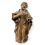 Terracotta statue depicting Saint Joseph - Italy, 17th century