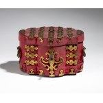 Box made of walnut, velvet, and gilded bronze - Italy, late 17th - early 18th century