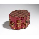 Box made of walnut, velvet, and gilded bronze - Italy, late 17th - early 18th century