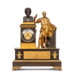 Mantle clock, Empire period - France, 19th century