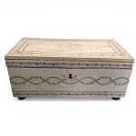 Ivory box - England, 19th century