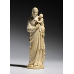 Madonna and Child in Ivory - Italy or France, 17th century