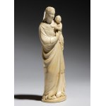 Madonna and Child in Ivory - Italy or France, 17th century