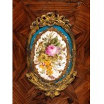 Vitrine d'angle française de style Napoléon III - XIXe siècle
