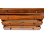Empire-style chest of drawers in walnut - Italy, 19th century