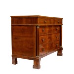 Empire-style chest of drawers in walnut - Italy, 19th century