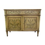 Louis XVI-style lacquered and decorated sideboard - Central Italy, 19th century