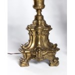Set of four brass candlesticks - Italy, 20th century