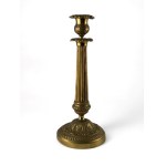 Lot of four French brass candlesticks - Early 20th century