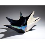 Ceramic and enamel centerpiece - Mid-20th century