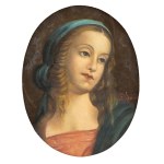 Painting depicting the Virgin - 20th century