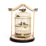 Chinese ornamental bone cage - 19th century