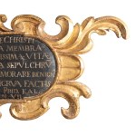 Gilded wooden funerary stele - Central Italy, 18th century