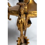 Gilded bronze Empire-style chandelier - France, 19th century