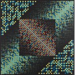 Ryszard Rabsztyn (b. 1984, Olkusz), "Flow (a. Morse, red, blue, and yellow dots)", 2026