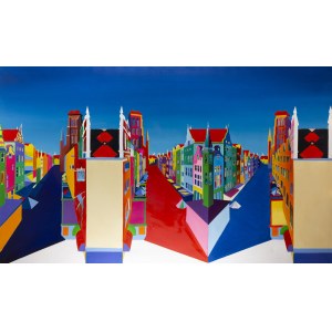 Kornel Kowalski (né en 1985 à Gdynia), « Panorama de Sainte-Marie », 2017