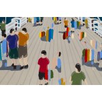 Damian Lisiewski (b. 1992), A Walk Along the Pier, 2026