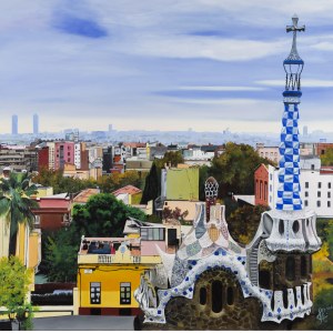 Joanna Abra (née en 1986), « Le ciel au-dessus de Barcelone », 2026