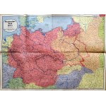 Political map of the Third Reich and Poland from 1939, showing the demarcation line as of September 22, 1939 [Seller