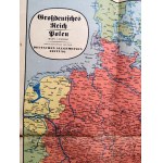 Political map of the Third Reich and Poland from 1939, showing the demarcation line as of September 22, 1939 [Seller