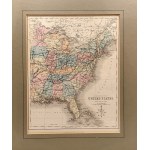 Map of the United States—Eastern Part, published by W. Mackenzie, Edinburgh & Glasgow, mid-19th century