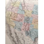 Map of the United States (USA) – Western Part, published by W. Mackenzie, Edinburgh & London, mid-19th century [California, Utah, Colorado]