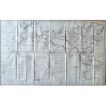 Map showing the sea route of Ambassador Lord George Macartney’s first diplomatic mission to China, London, ca. 1800 [ Nautical Map ]