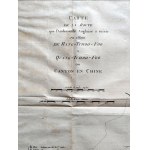 China. Map of the route taken by Lord George Macartney of the British Embassy from Hangzhou to Canton, China. Paris, ca. 1800