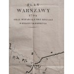 Varsaviana - A Map of Warsaw and the Expulsion of the Russians from the City on April 17, 18, and 19, 1794, published by Ph. Van der Maelen, Brussels, 19th century [Warsaw, Kościuszko Uprising, Warsaw Insurrection]